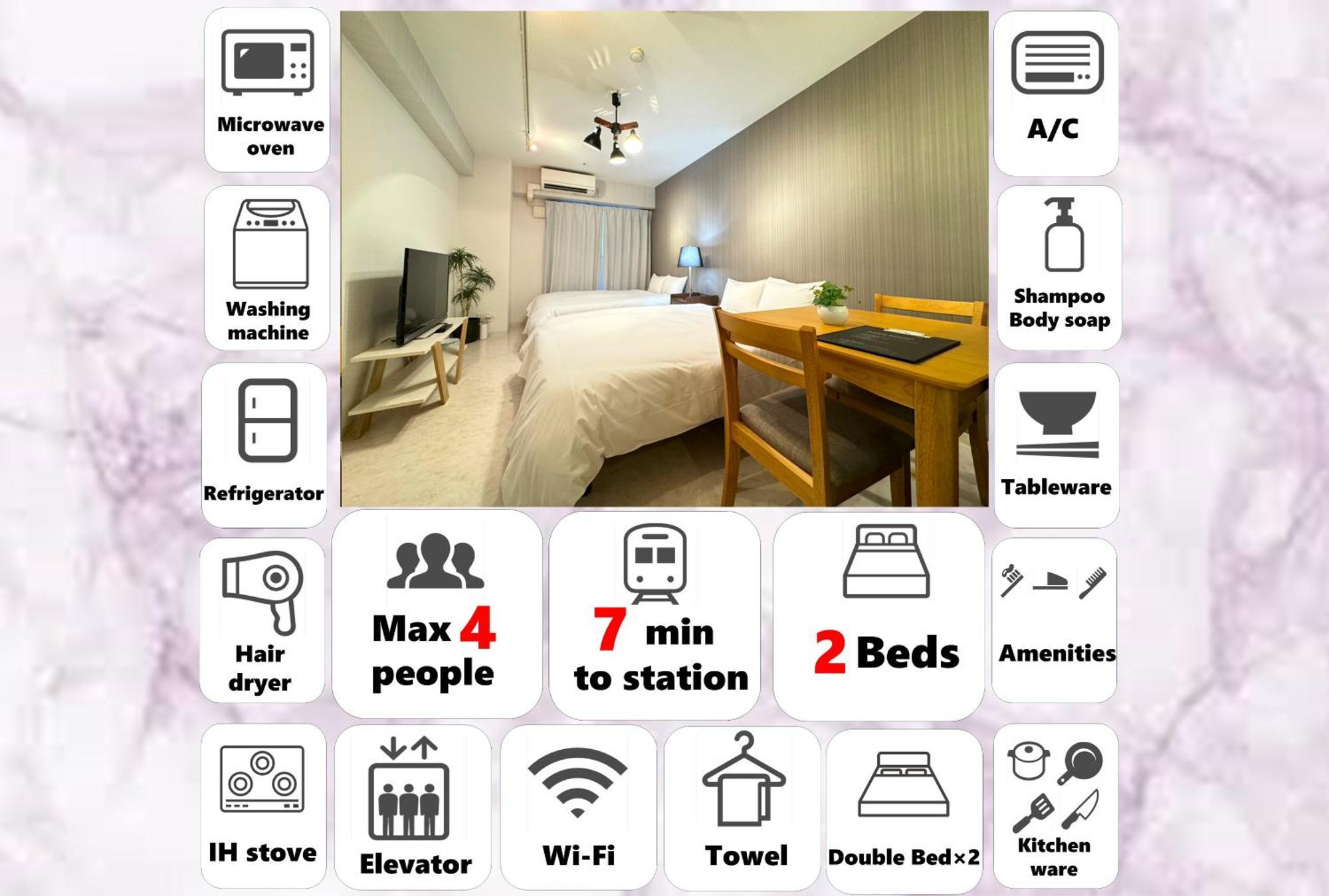 マルチステイ大阪天満111 Apartemen